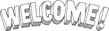 Раскраска Welcome