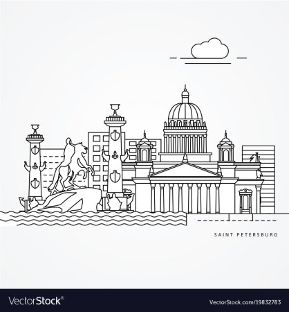 Силуэты архитектуры Санкт-Петербурга