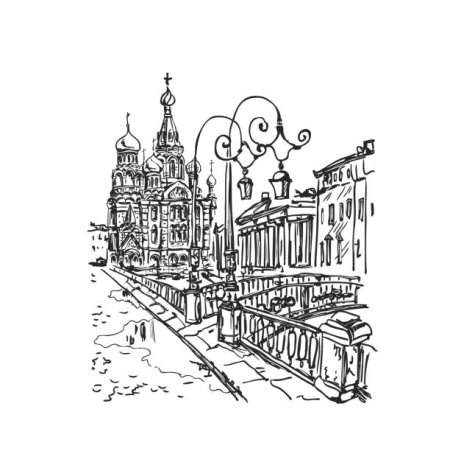Петербург в графике