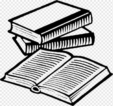 Открытая книга раскраска для детей