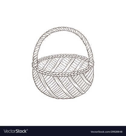 Трафарет корзинки