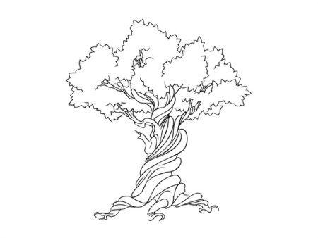 У Лукоморья дуб раскраска