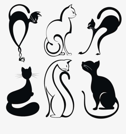 Силуэт лица мужчины и женщины