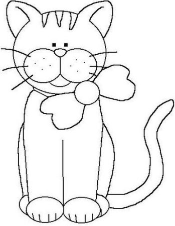 Раскраски для аппликаций из ткани