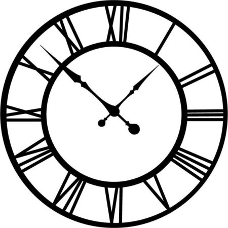 Часы рисунок