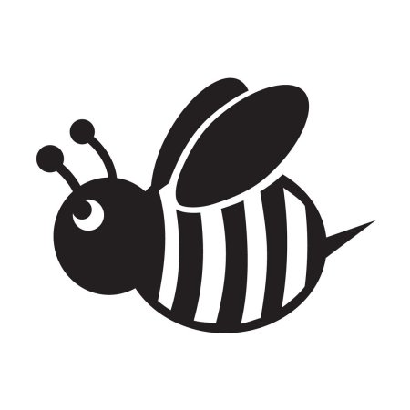 Пчела контурный рисунок (49 фото)