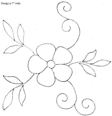 Эскиз орнамента для вышивания
