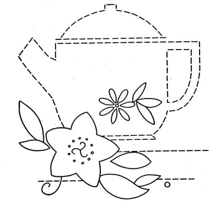 Шаблоны для вышивки тамбурным швом