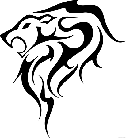 Тату Лев трайбл