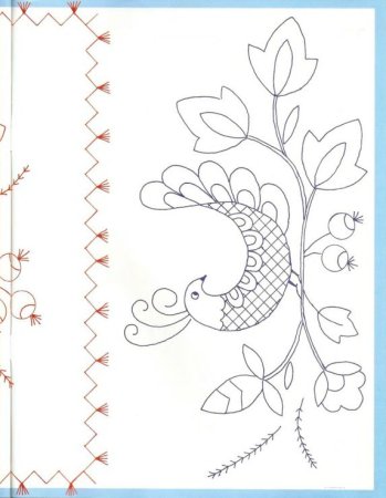 Тамбурная вышивка схемы