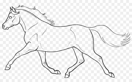 Трафарет лошади