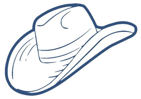 Шляпа раскраска