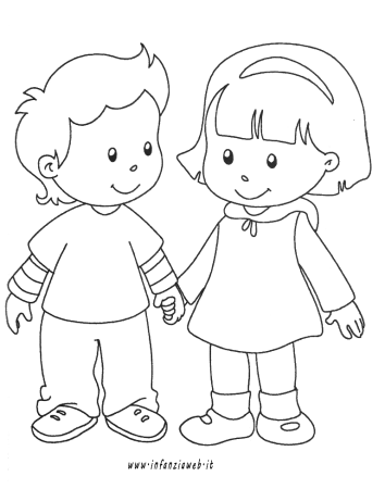 Дети раскраска для детей