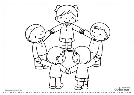 Раскраска Дружба