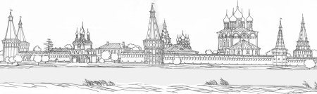 Силуэты памятников архитектуры