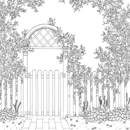 Ландшафт карандашом