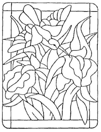 Витражные трафареты