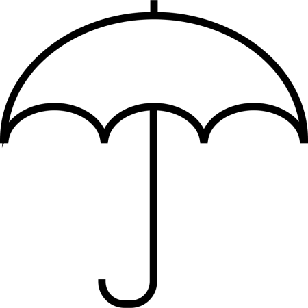 Зонт раскраска