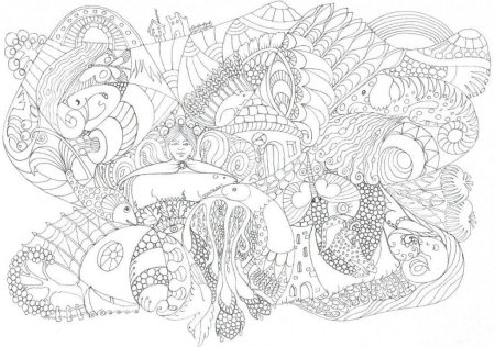 Антистресс для взрослых обводить