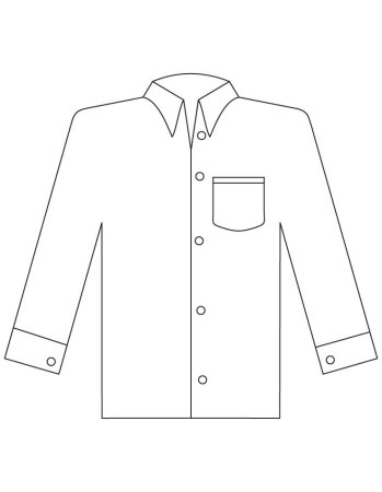 Рубашка раскраска