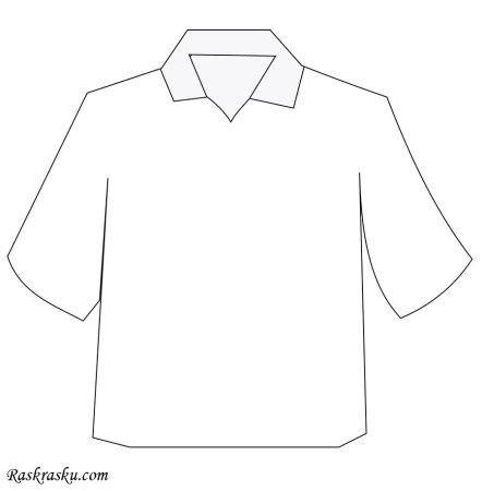 Кофта трафарет для детей