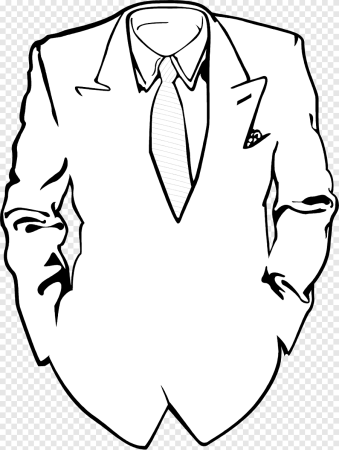 Нарисовать мужской костюм