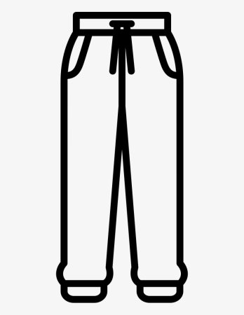 Раскраска штанишки