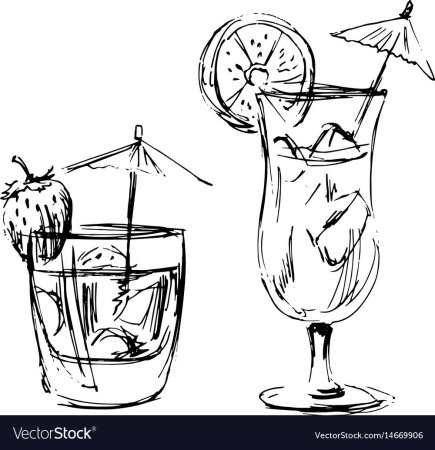 Коктейль карандашом