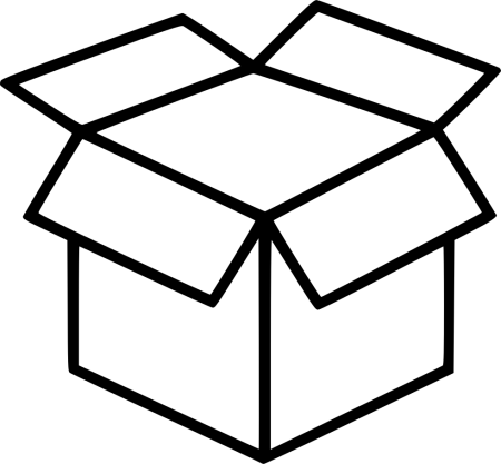 Коробка силуэт