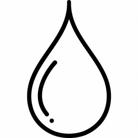 Капля воды контур