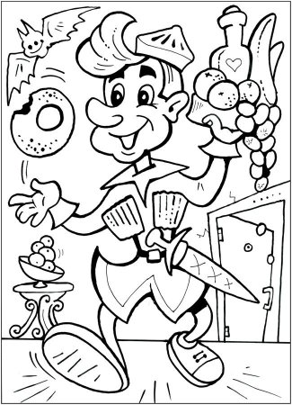 Золотой ключик или приключения Буратино раскраска для детей