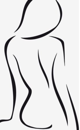 Женский силуэт