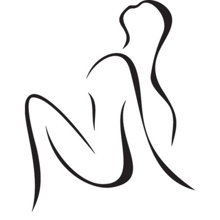 Силуэт женского тела