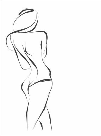 Женский силуэт