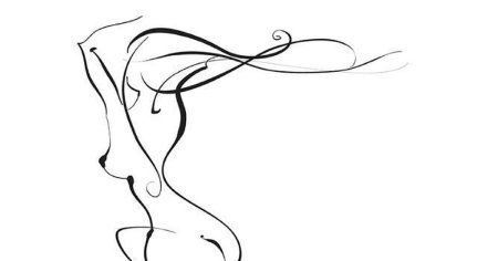 Очертания женского тела