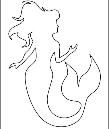 Русалка контур