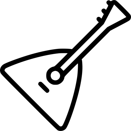 Балалайка раскраска