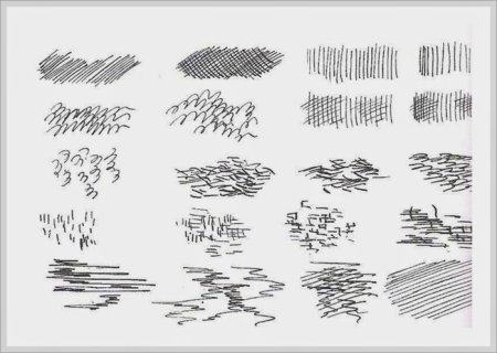 Рисунок штрихами