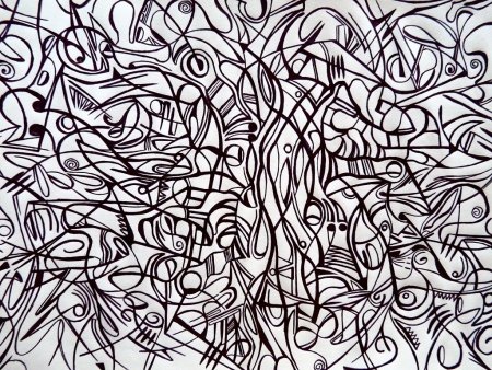 Абстракционизм карандашом