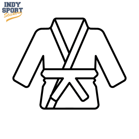 Кимоно карате нарисовать