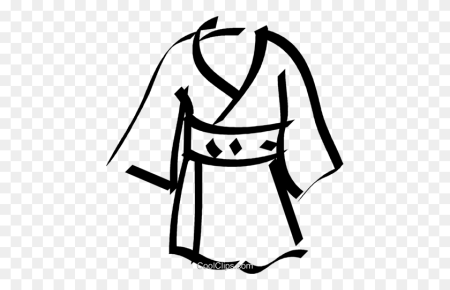 Кимоно трафарет