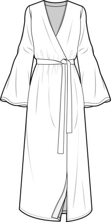 Эскиз халата