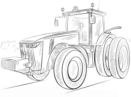 Иконка John Deere трактор