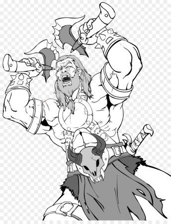 Викинги Lineart