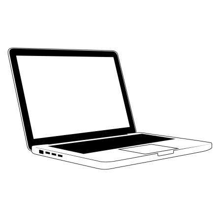 Ноутбук контур сбоку