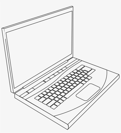 Раскраска ноутбук