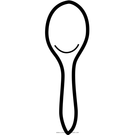 Ложка черно белая