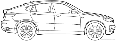 Контур БМВ Икс 3 сбоку