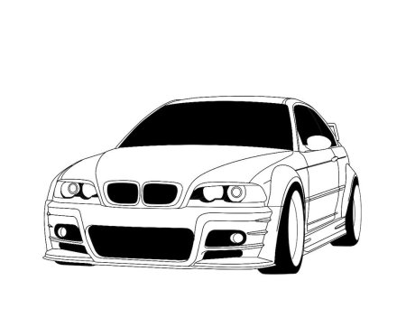 BMW e46 vector