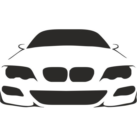 BMW e36 седан раскраска